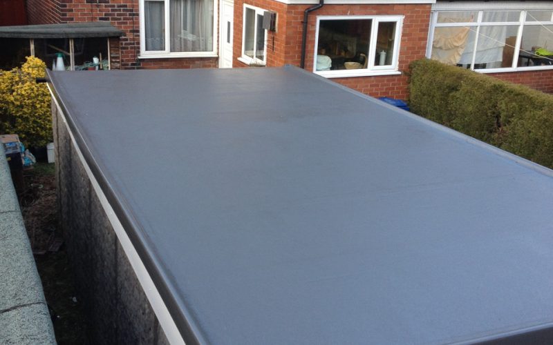 grp roofing to garage roof