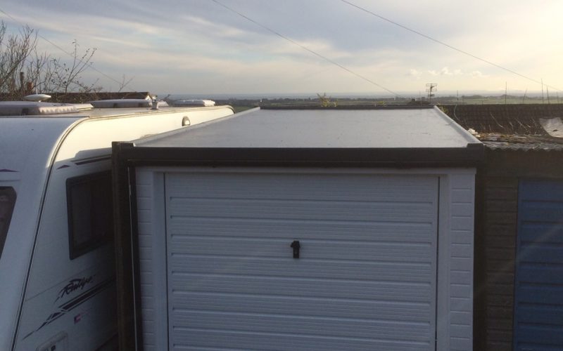 grp roofing to garage roof in bolton